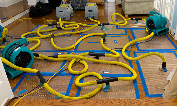 Professional Flood Damage Restoration technician working in North Grafton, MA